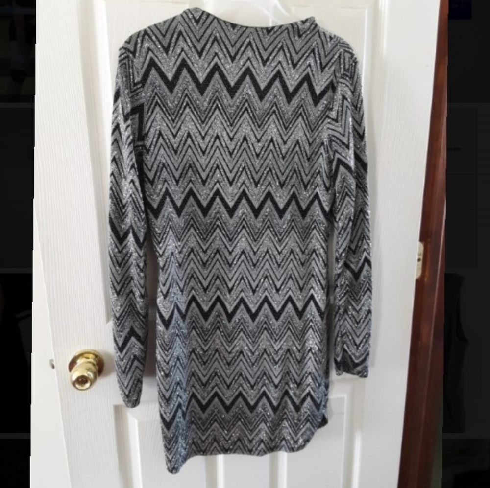 Sparkly Dress, Silver and Black